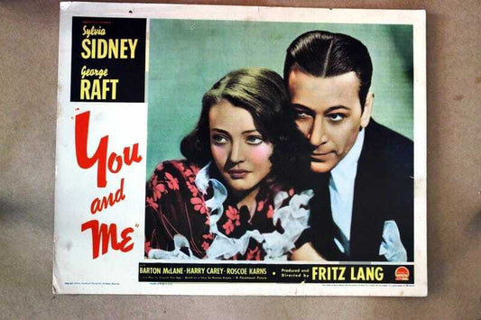 ORIGINAL LOBBY CARD - YOU AND ME - 1938 - title card