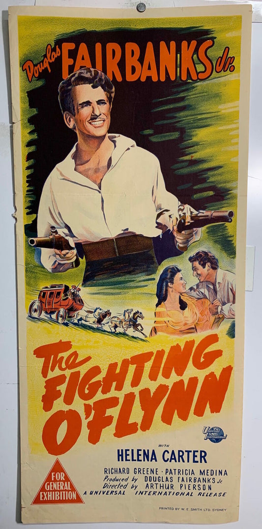 ORIGINAL DAYBILL MOVIE POSTER - THE FIGHTING O'FLYNN - 1949