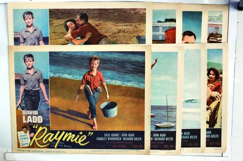 ORIGINAL LOBBY CARDS - RAYMIE - 1960 - set of 8