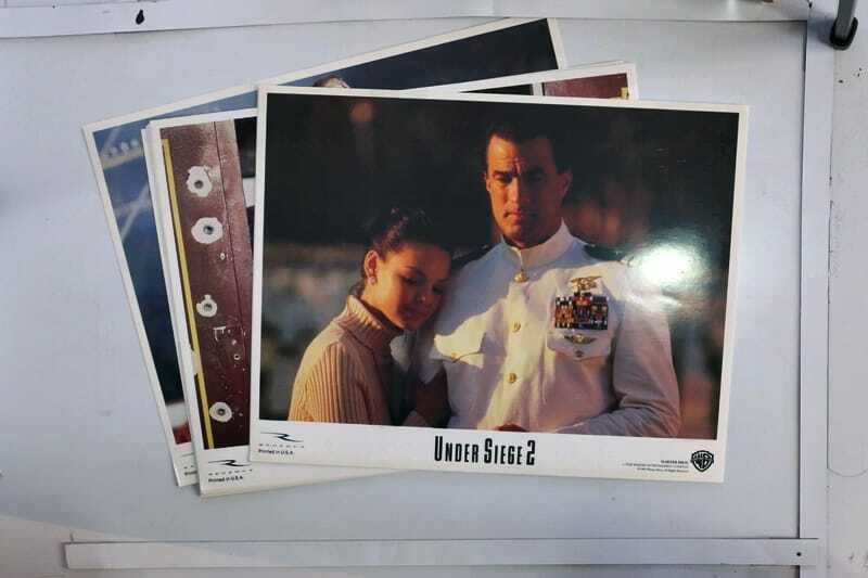 ORIGINAL LOBBY CARDS - UNDER SEIGE 2 - 1995 - set of 8