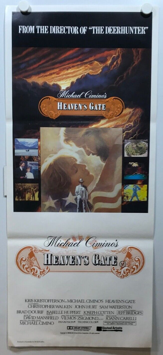 ORIGINAL DAYBILL MOVIE POSTER - HEAVEN'S GATE