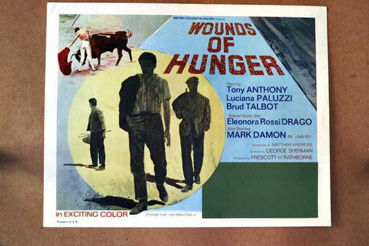 ORIGINAL LOBBY CARD - WOUNDS OF HUNGER - 1963 - title card