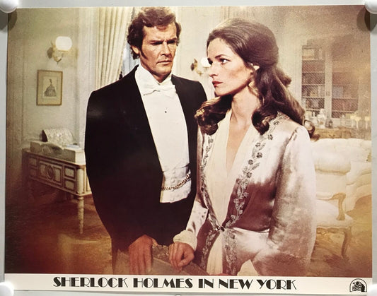 ORIGINAL LOBBY CARDS - SHERLOCK HOLMES IN NEW YORK - 1976 - set of 8