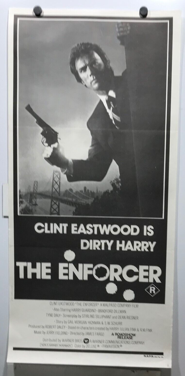 ORIGINAL DAYBILL MOVIE POSTER - THE ENFORCER