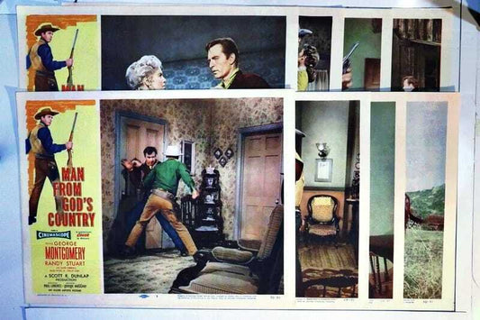 ORIGINAL LOBBY CARDS - MAN FROM GOD'S COUNTRY - 1958 - set of 8