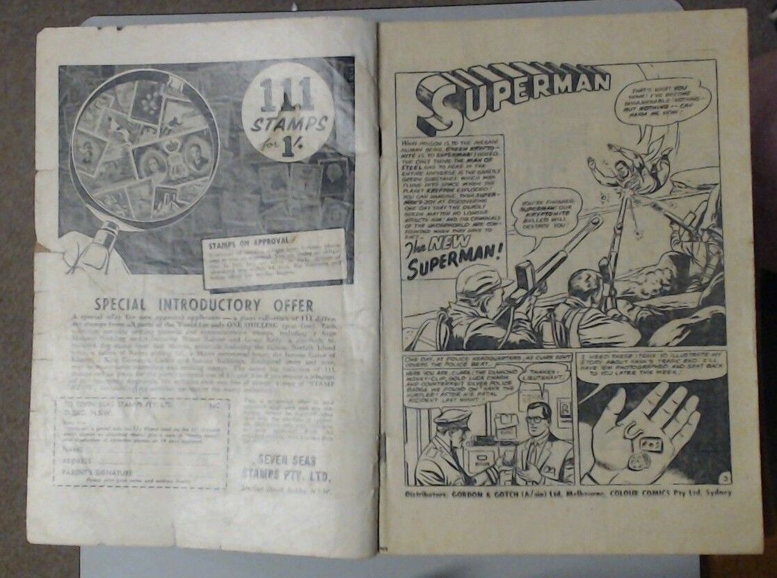 SUPERMAN SUPACOMIC 100 PAGES COMIC BOOK KRYPTONITE CANT HURT ME #40