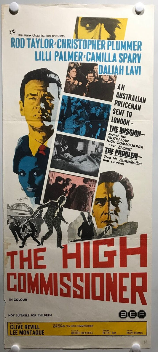 ORIGINAL DAYBILL MOVIE POSTER - THE HIGH COMMISSIONER - (a) - 1968