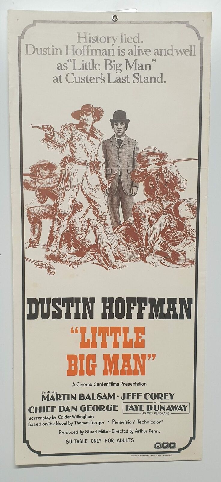 ORIGINAL DAYBILL MOVIE POSTER - LITTLE BIG MAN