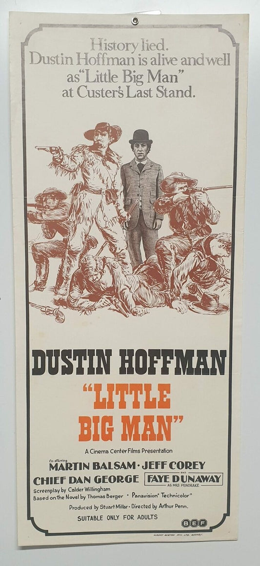 ORIGINAL DAYBILL MOVIE POSTER - LITTLE BIG MAN