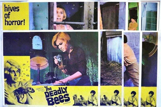 ORIGINAL LOBBY CARDS - THE DEADLY BEES - 1966 - set of 8