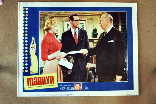 ORIGINAL LOBBY CARD - MARILYN - 1963 - key #5 card