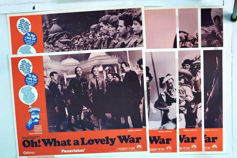 ORIGINAL LOBBY CARDS - OH! WHAT A LOVELY WAR - 1969 - set of 8