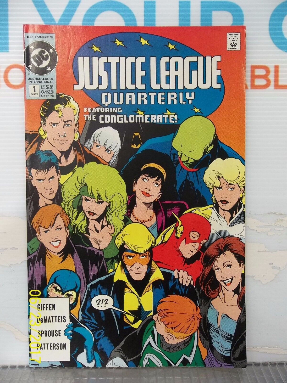 DC COMICS -JUSTICE LEAGUE QUARTERLY #1 1990 VERY GOOD CONDITION DC COMICS