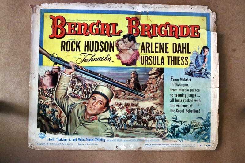 ORIGINAL LOBBY CARD - BENGAL BRIGADE - 1954 - title card