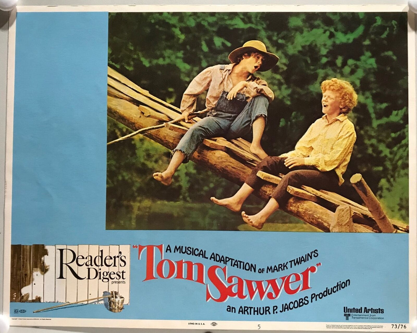 ORIGINAL LOBBY CARDS - Tom Sawyer - 1973 - set of 8