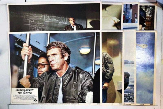 ORIGINAL LOBBY CARDS - THE HUNTER - 1980 - set of 8