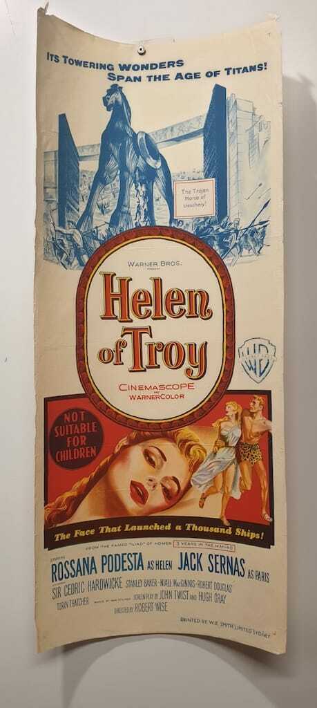 ORIGINAL DAYBILL MOVIE POSTER - HELEN OF TROY