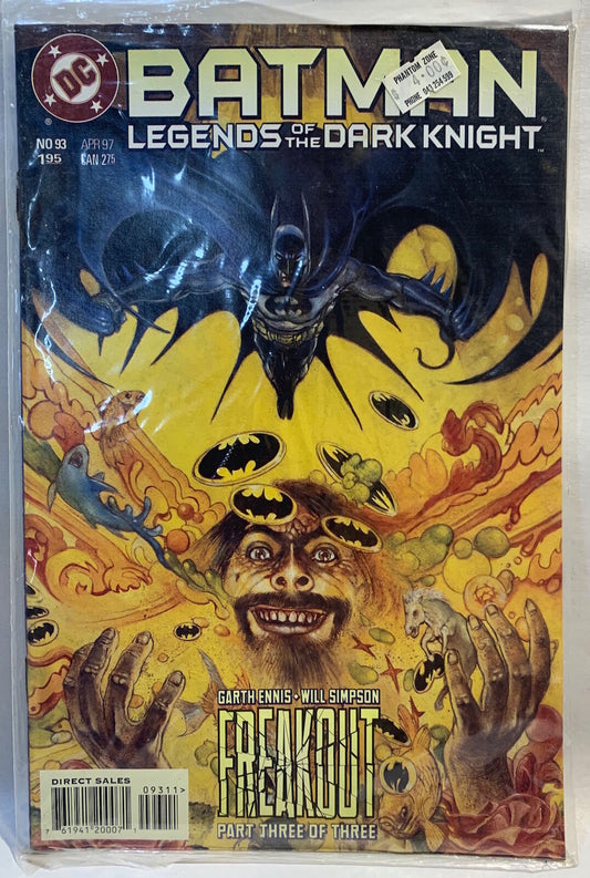 COMIC BOOK - Batman - Legends of the Dark Knight FREAKOUT PART 3 OF 3 #93