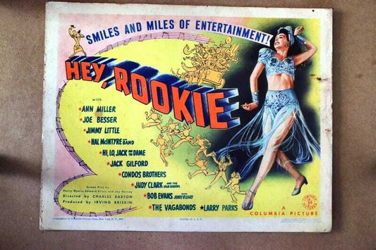 ORIGINAL LOBBY CARD - HEY, ROOKIE - 1943 - title card