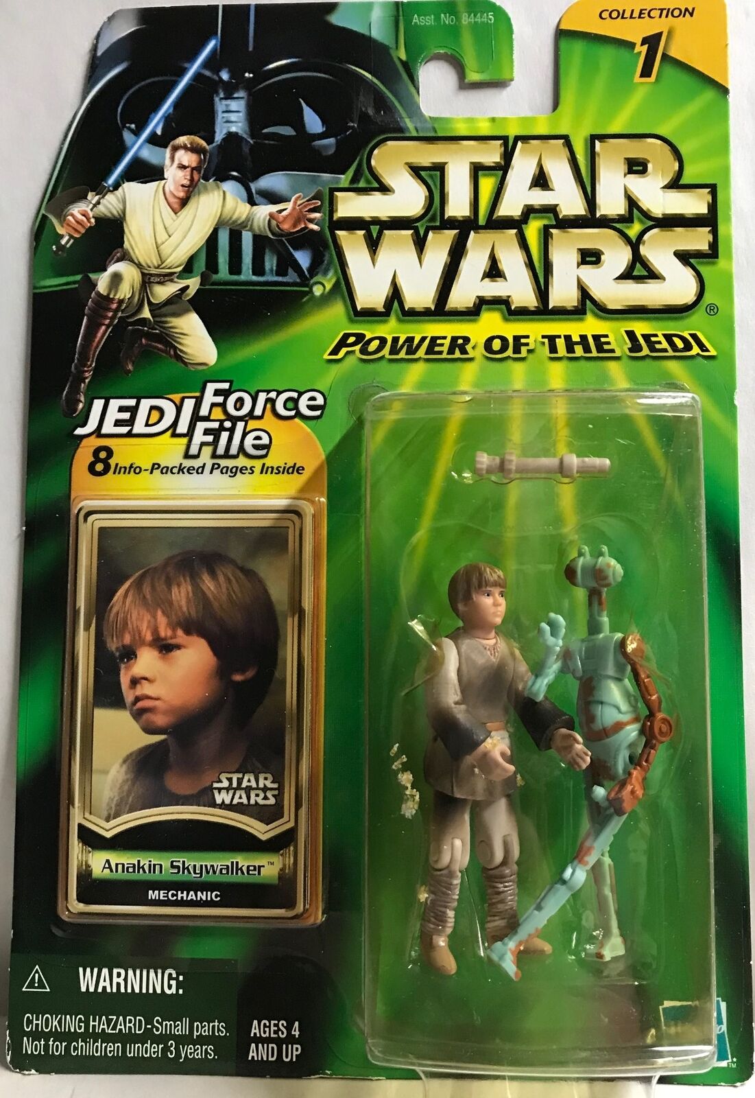 STAR WARS - HASBRO - JEDI FORCE FILE - POTJ - ANAKIN SKYWALKER - Mechanic -