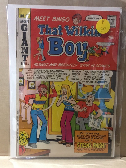 COMIC BOOK - THAT WALKIN BOY NO.21 ARCHIE BINGO GIANT