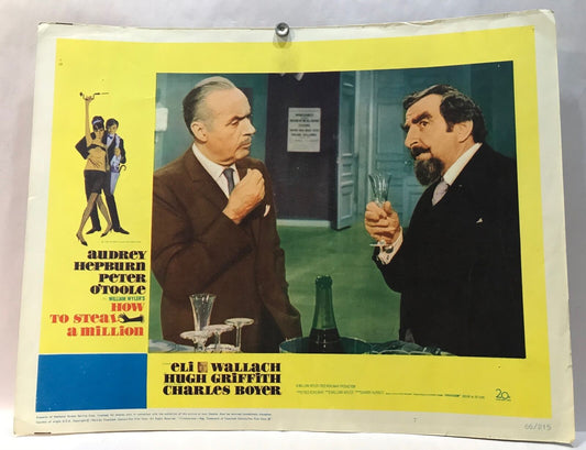 ORIGINAL LOBBY CARD - HOW TO STEAL A MILLION - 1966 - key #7 card