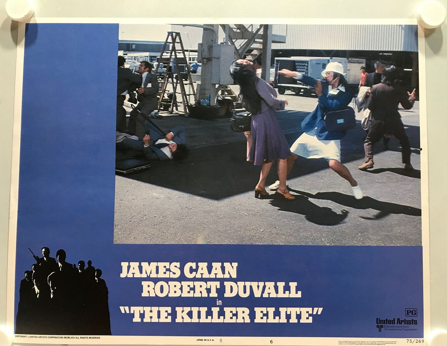 ORIGINAL LOBBY CARDS - THE KILLER ELITE - 1975 - card set of 8