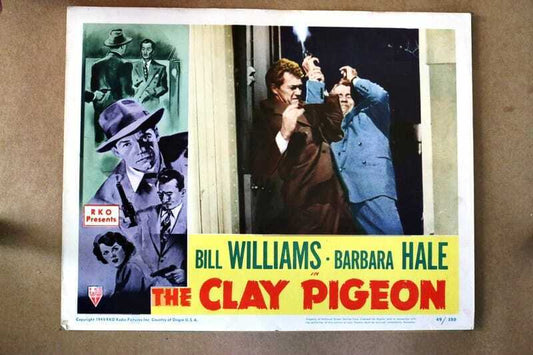 ORIGINAL LOBBY CARD - CLAY PIGEON - 1949 - title card