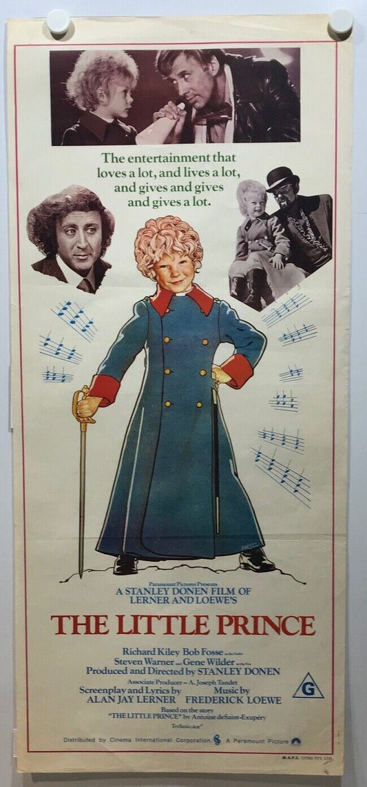 ORIGINAL DAYBILL MOVIE POSTER - THE LITTLE PRINCE - 1974