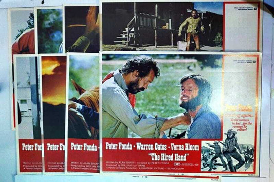 ORIGINAL LOBBY CARDS - THE HIRED HAND - 1971 - set of 8