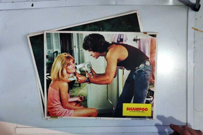 ORIGINAL LOBBY CARDS - SHAMPOO - 1975 - set of 8