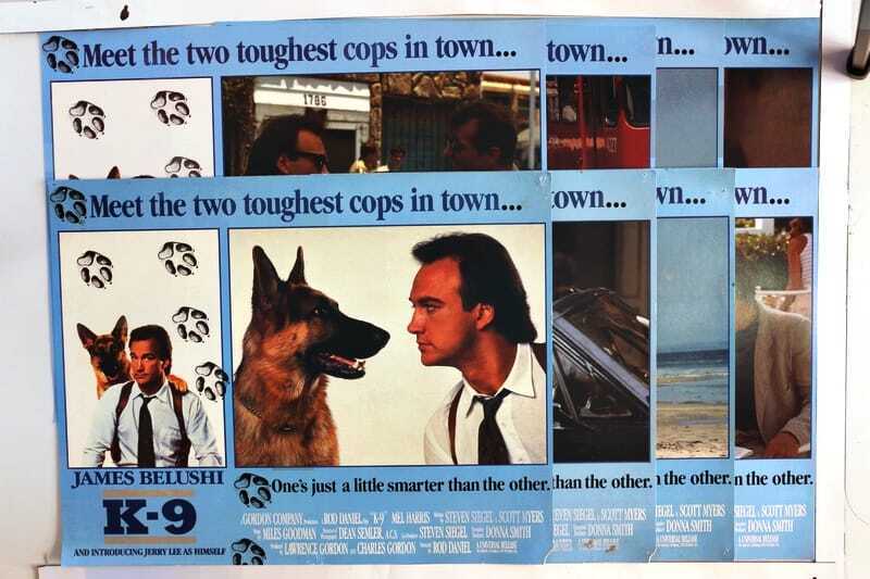 ORIGINAL LOBBY CARDS - K-9 - 1988 - set of 8