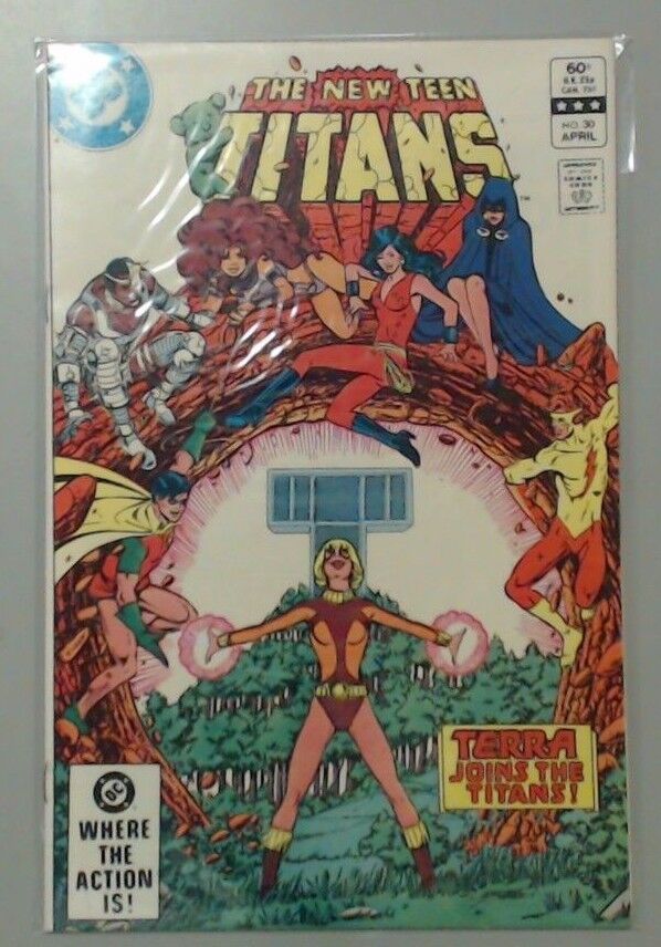 COMIC BOOK MAGAZINE - THE NEW TEEN TITANS DC NO.30