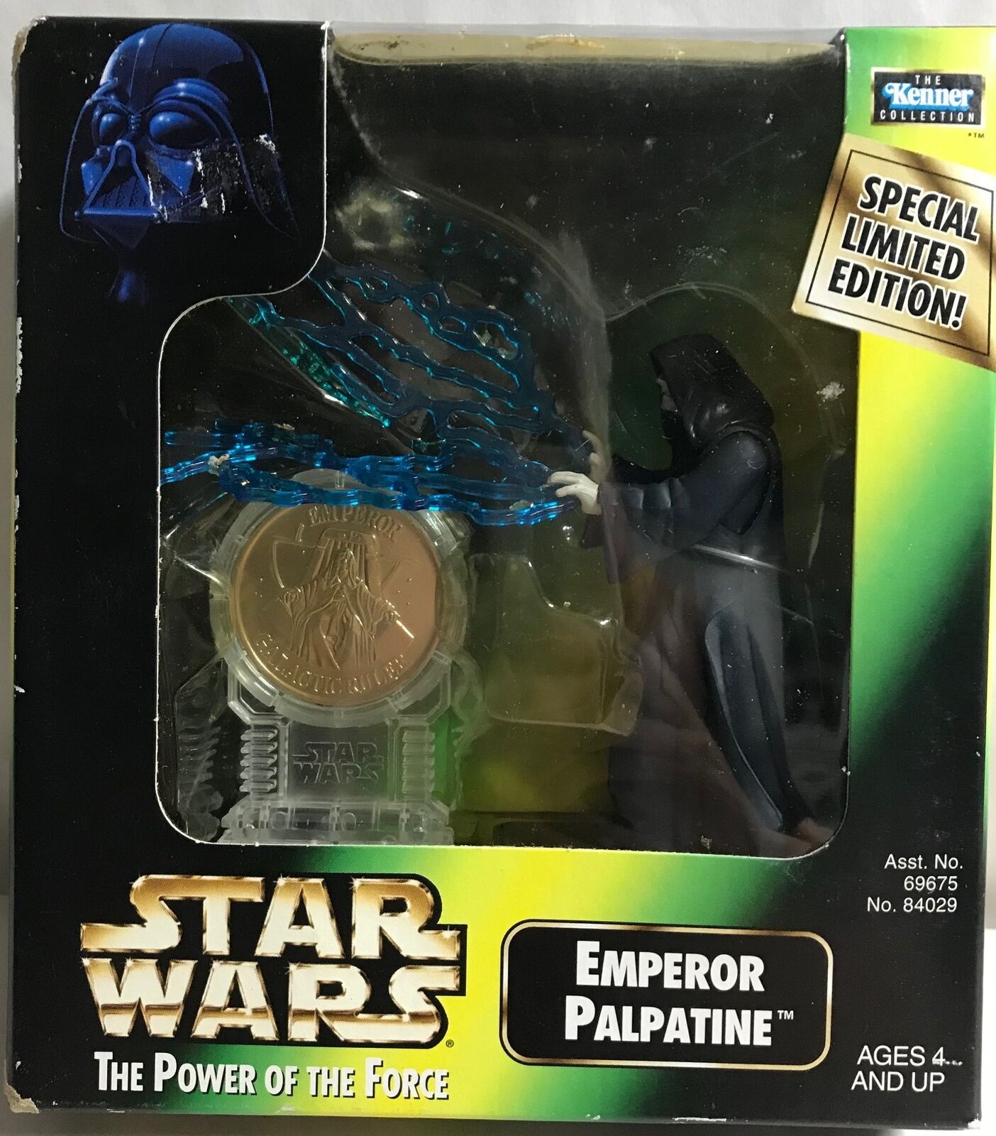 STAR WARS - KENNER - POTF - EMPEROR PALPATINE - Mint Coin Limited Edition