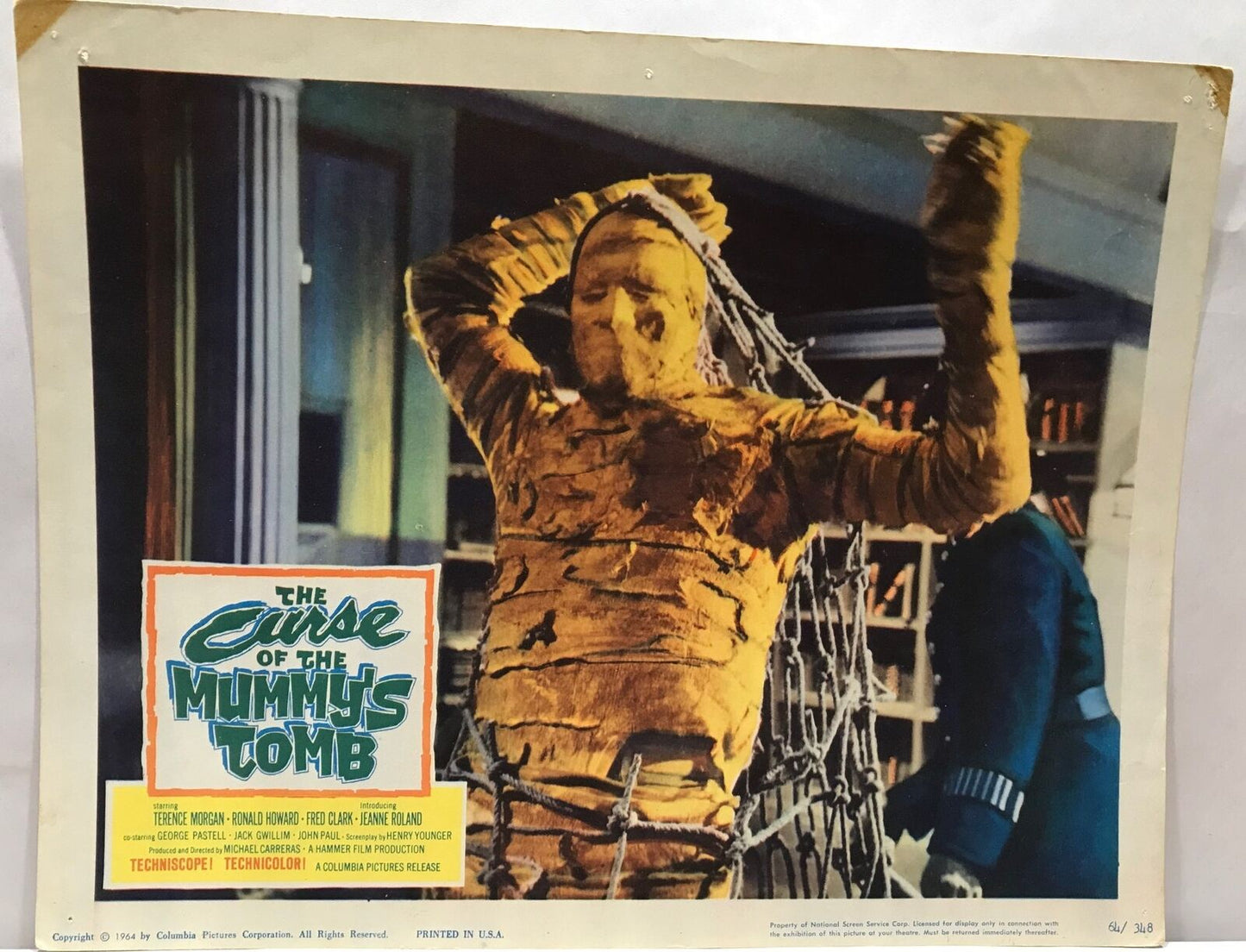 ORIGINAL LOBBY CARD - CURSE OF THE MUMMY'S TOMB - 1964