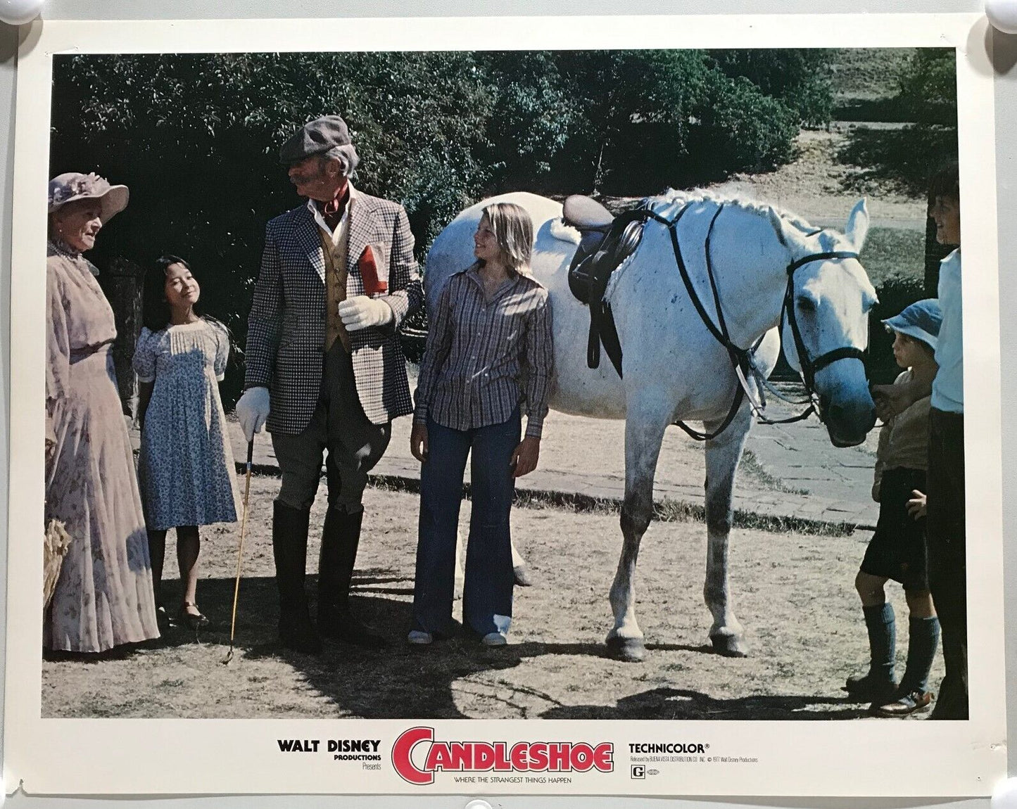 ORIGINAL LOBBY CARDS - CANDLESHOE - 1977 - set of 8