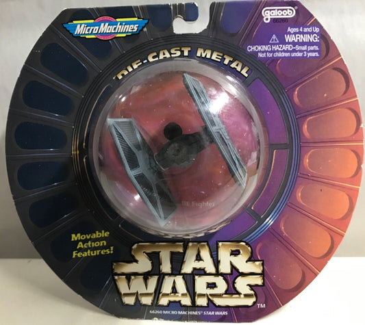 STAR WARS - GALOOB MICRO MACHINES - TIE FIGHTER - Die Cast Metal Vehicle