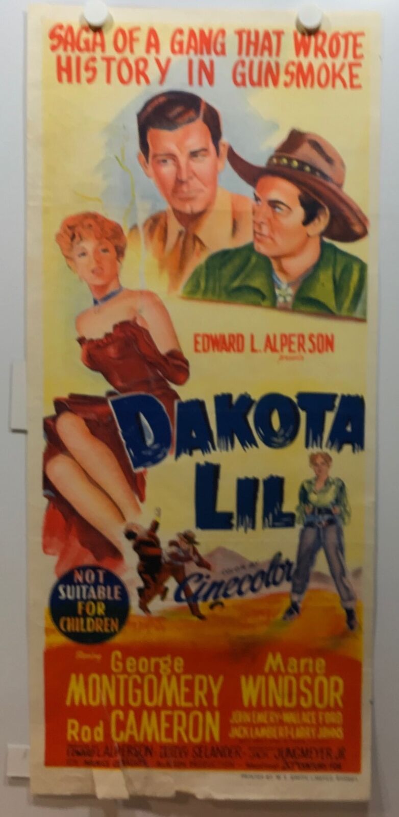 ORIGINAL DAYBILL MOVIE POSTER - DAKOTA LIL