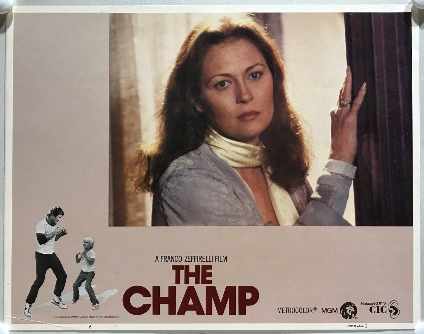 ORIGINAL LOBBY CARDS - THE CHAMP - 1979 - set of 8