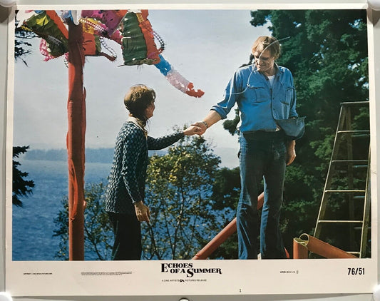 ORIGINAL LOBBY CARDS - ECHOES OF A SUMMER - 1976 - set of 8