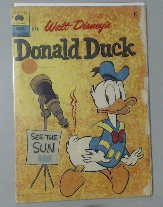 COMIC BOOK - WALT DISNEY DONALD DUCK D. 48 SEE THE SUN