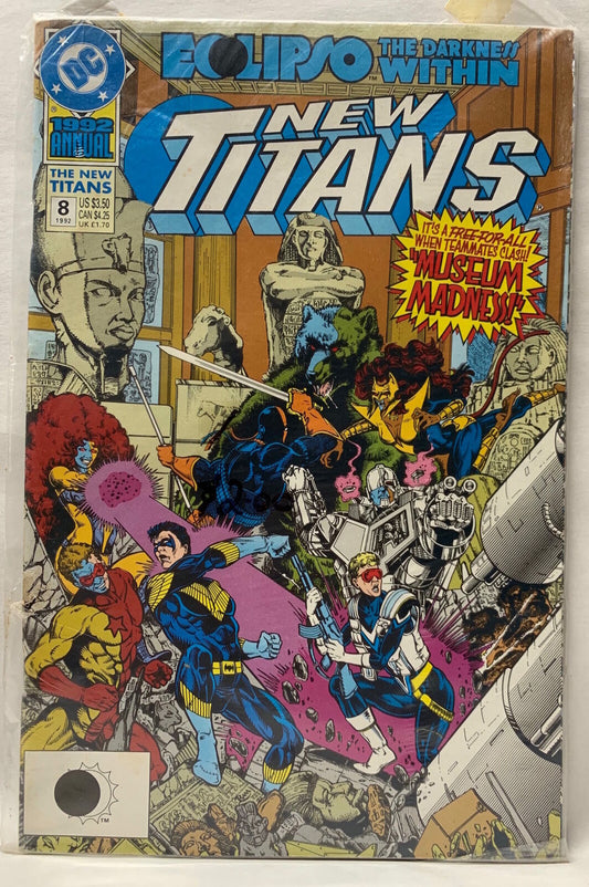 COMIC BOOK - ANNUAL THE NEW TEEN TITANS #8 (1992)