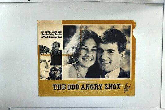 ORIGINAL LOBBY CARD - ODD ANGRY SHOT - 1979 - title original Lobby Card Australia