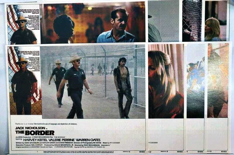 ORIGINAL LOBBY CARDS - THE BORDER - 1982 - set of 8