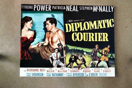 ORIGINAL LOBBY CARD - DIPLOMATIC COURIER - 1952 - title card