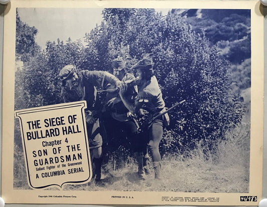 ORIGINAL SERIAL LOBBY CARD - SON OF THE GUARDSMAN (c) - 1946 - Ch 4 "The Sieg...