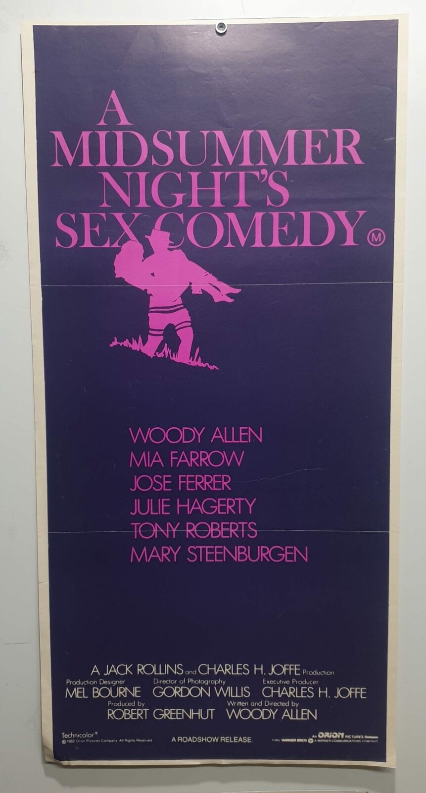 ORIGINAL DAYBILL MOVIE POSTER - MIDSUMMER NIGHT'S SEX COMEDY