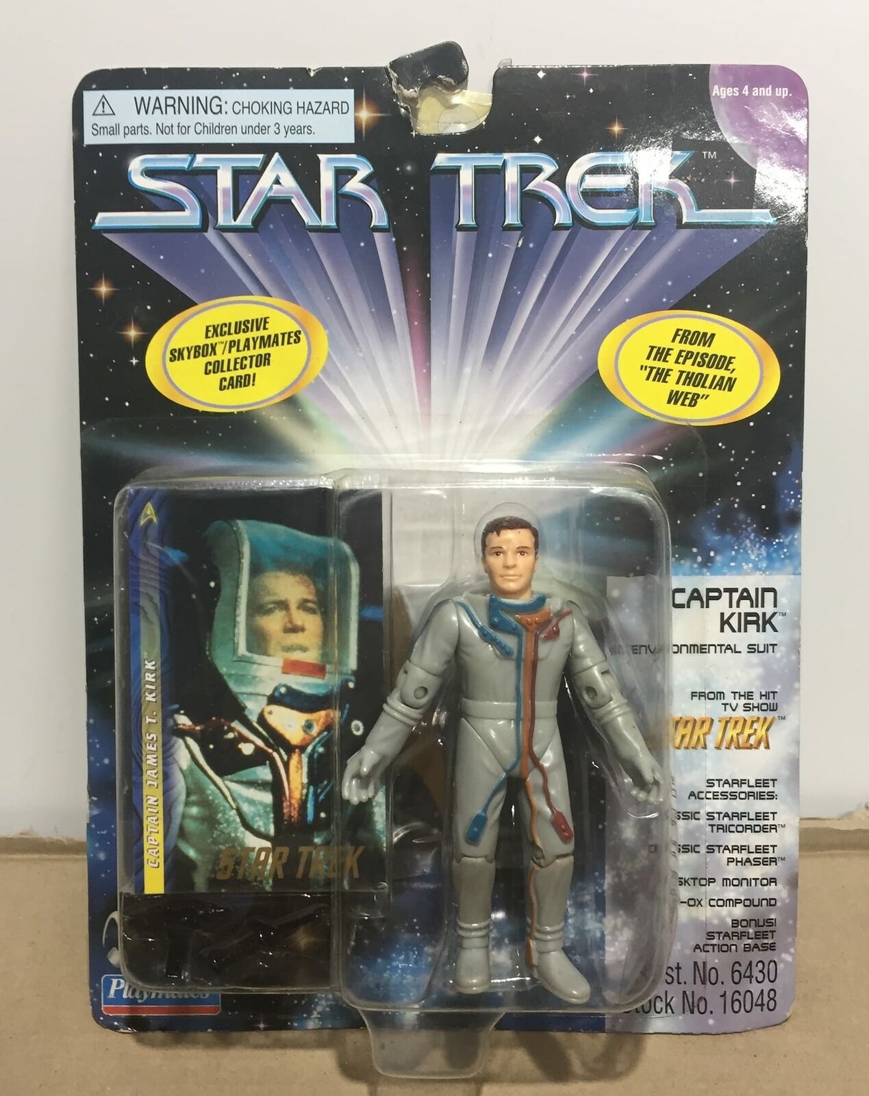 PLAYMATES STAR TREK CAPTAIN KIRK