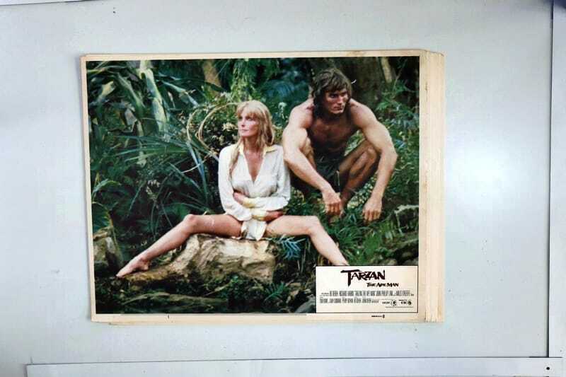 ORIGINAL LOBBY CARDS - TARZAN THE APE MAN - 1981 - set of 8