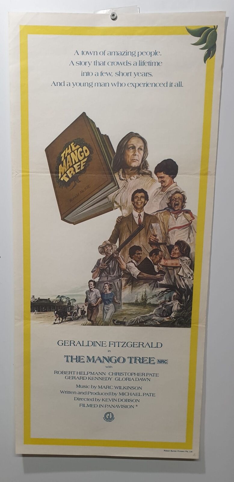 ORIGINAL DAYBILL MOVIE POSTER - THE MANGO TREE - (c) 1977 - AUSTRALIAN